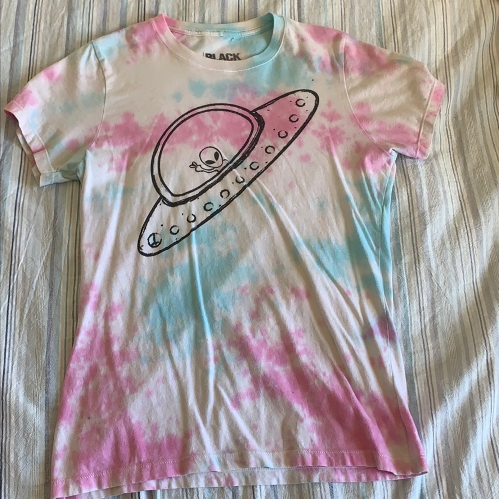 Tie dye alien tee